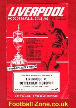 Liverpool v Tottenham 1967
