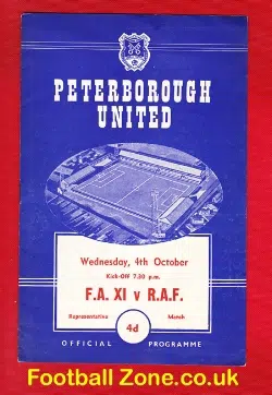 Royal Air Force RAF V FA X1 1961 – at Peterborough United
