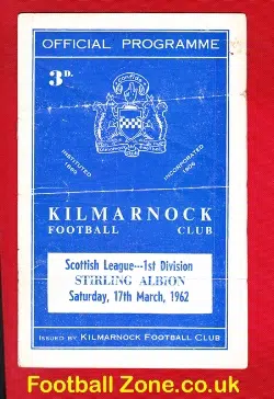 Kilmarnock v Stirling Albion 1962