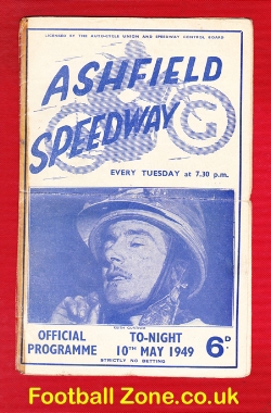 Ashfield Speedway v Southampton 1949 – 1940s