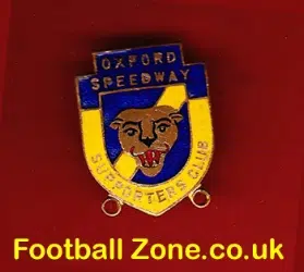 Oxford Speedway Supporters Club Badge