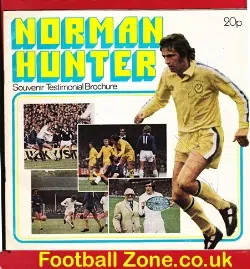 Norman Hunter Testimonial Benefit Leeds United 1975 - Signed