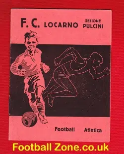FC Locarno of Switzerland Season Ticket Card 1942 - 1943