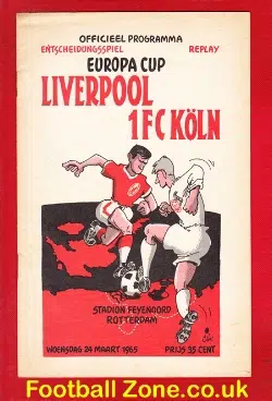 FC Koln v Liverpool 1965 – European Cup Replay