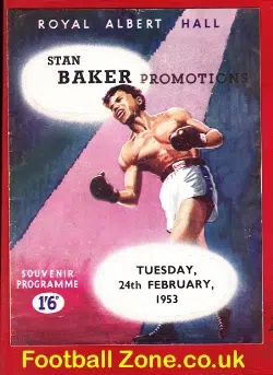 Boxing Sammy McCarthy v Amleto Falcinelli Royal Albert Hall 1953