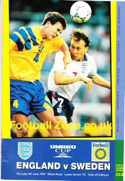 England v Sweden 1995 - Tournament at Leeds + Special Extras