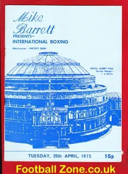 Boxing – Joe Bugner v Leroy Caldwell 1972 – John Conteh