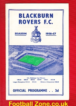 Blackburn Rovers v Lincoln City 1956