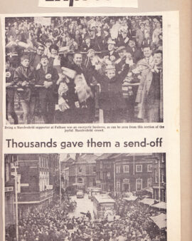 Macclesfield Town v Fulham 1968 - Collectors Scrap Book PLUS
