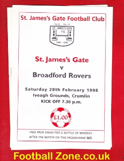 St James’s Gate v Broadford Rovers 1998