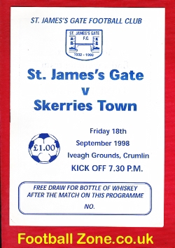 St James’s Gate v Skerries Town 1998