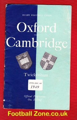 Oxford Rugby v Cambridge 1949