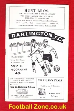 Darlington v Oxford United 1964