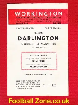 Workington v Darlington 1964