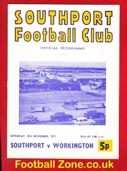 Southport v Workington 1971