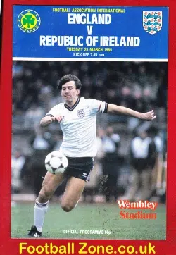 England v Ireland 1985