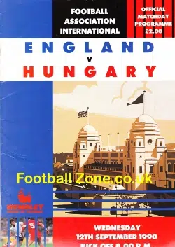 England v Hungary 1990