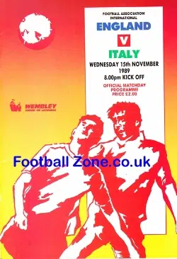 England v Italy 1989