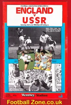 England v Russia 1984