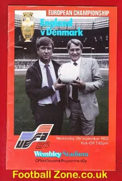 England v Denmark 1983