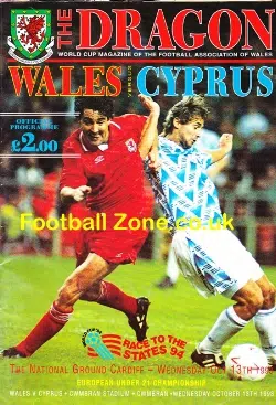 Wales v Cyprus 1993