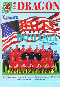 Wales v Romania 1993