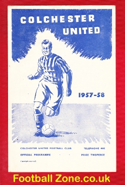 Bob Dale Testimonial Benefit Match Colchester United 1958
