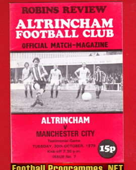 Altrincham v Manchester City 1979 – Official Robins Review
