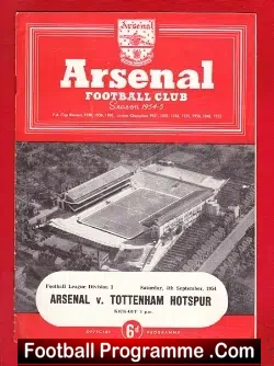 Arsenal v Tottenham 1954