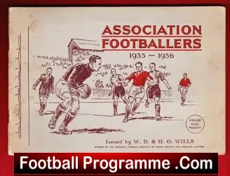 Association Football WD Wills Football Cards Book 1935 - 1936 - football memorabilia