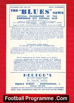 Birmingham City v Barnsley 1947