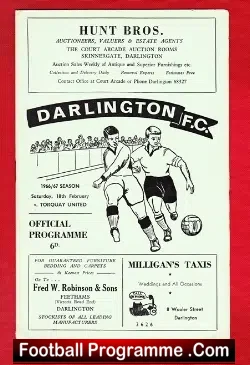 Darlington v Torquay United 1967