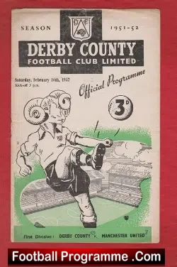 Derby County v Manchester United 1952