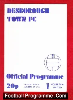 Desborough Town v Holbeach United 1976