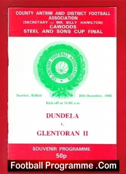Dundela v Glentoran 1988 – Irish Cup Final