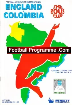 England v Columbia 1988