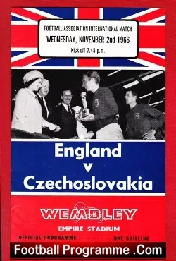 England v Czechoslovakia 1966 – Czech