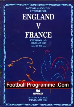 England v France 1992 – Wembley