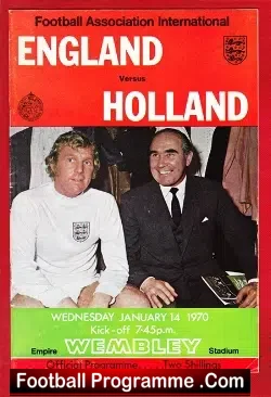 England v Holland 1970