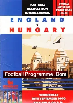 England v Hungary 1990