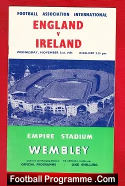 England v Ireland 1955
