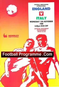 England v Italy 1989