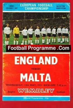 England v Malta 1971