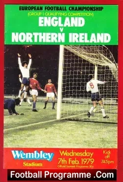 England v Northern Ireland 1979