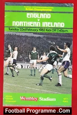 England v Northern Ireland 1982 – Cyrille Regis Debut
