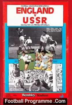England v Russia 1984
