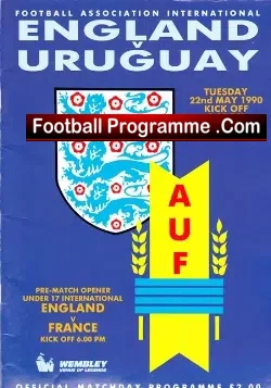 England v Uruguay 1990