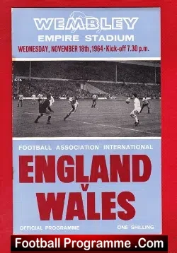 England v Wales 1964
