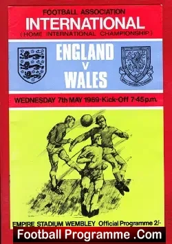 England v Wales 1969