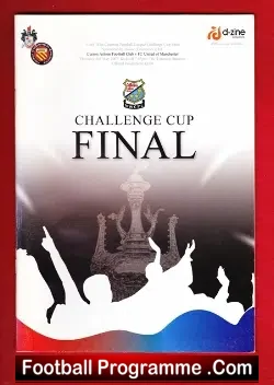 FC United Of Manchester v Curzon Ashton 2007 Cup Final - football programme